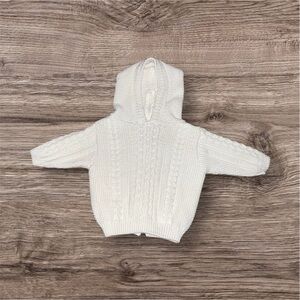 Vintage Gloucester Knitting Baby Cable Knit Hooded Sweater